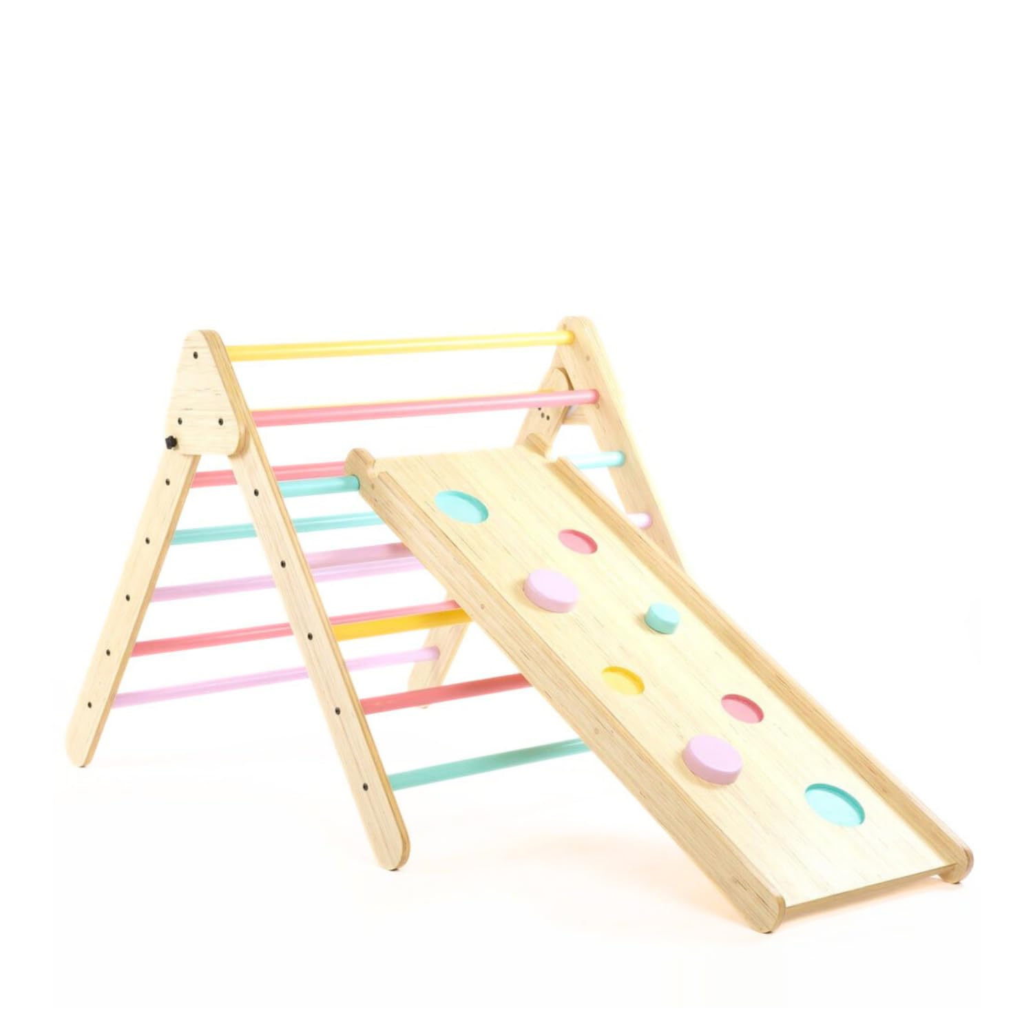 Ariro Pikler Triangle Climbing Frame with Two Sided Ramp | Adjustable Frame with Slide and Climber Ramp for Baby Boys and Girls | for 1yr to 3yr Toddlers | Holds Upto 40kg (B09VXCL1JM) Amazon Price History, Amazon Price Tracker