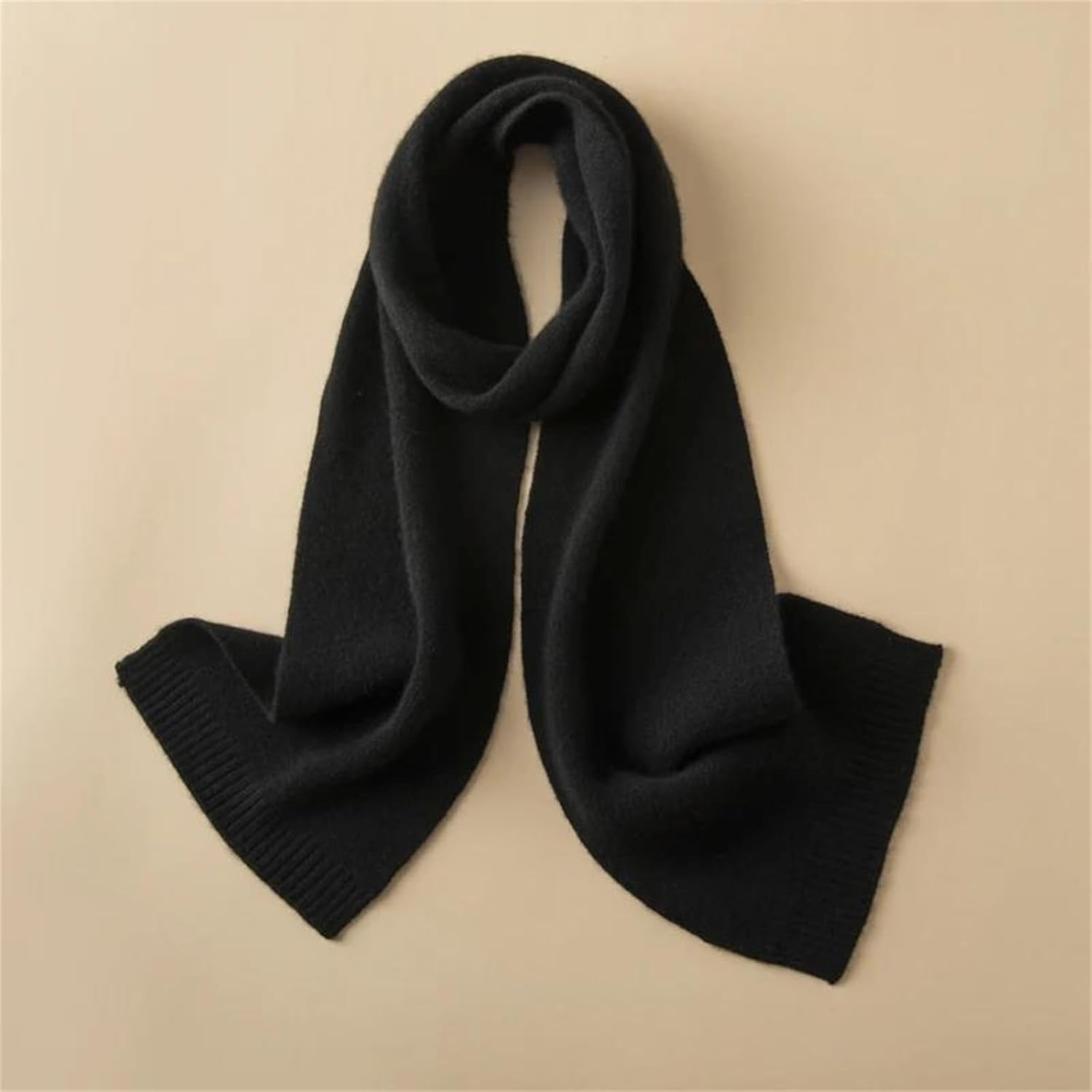 Women's 135-175Cm Solid Color Cashmere Ring Scarf A Versatile Shawl For Couples And Daily Cold Weather Use