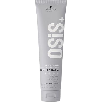 Schwarzkopf Professional OSiS Bounty Balm Curl Cream Curl Cream Emphasises Curls Waves Anti Frizz Tames Flying Hair Shine Softness Strong Definition Not Crispy Texture Light Volume 150 ml