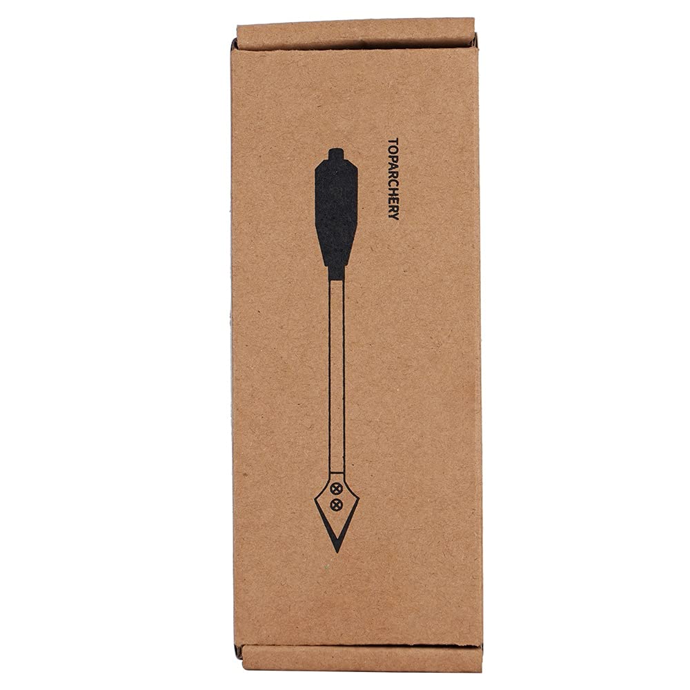 Huntingdoor Boulon d'arbalète Pistolet en Aluminium 6.3" Flèches arbalète avec Pointe de Flèche de Lame flèche de Chasse à l'arc pour arbalète Pistolet