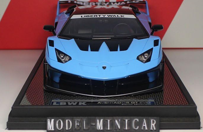 △最後1台！Blue！世界限定30台！TP 1/18 ランボルギーニ Aventador