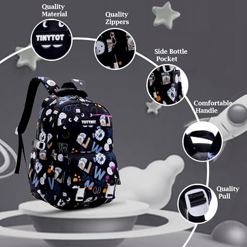 Image of Tinytot 30 Litre Japanese Korean Style School Bag Water-Resistant Laptop & Travel Backpack - Unisex Large 18 Inches Multipurpose Student Backpack for Boys & Girls, Men & Women