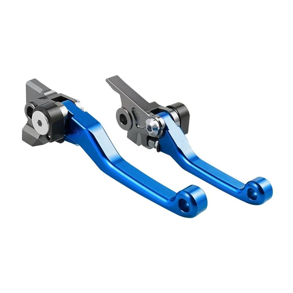 EWRsghRT Brake Clutch Lever for Kawasaki KX250F KX450F 2013-2018 2014 2015 2016 2017 CNC Pivot Brake Clutch Lever(Blue)