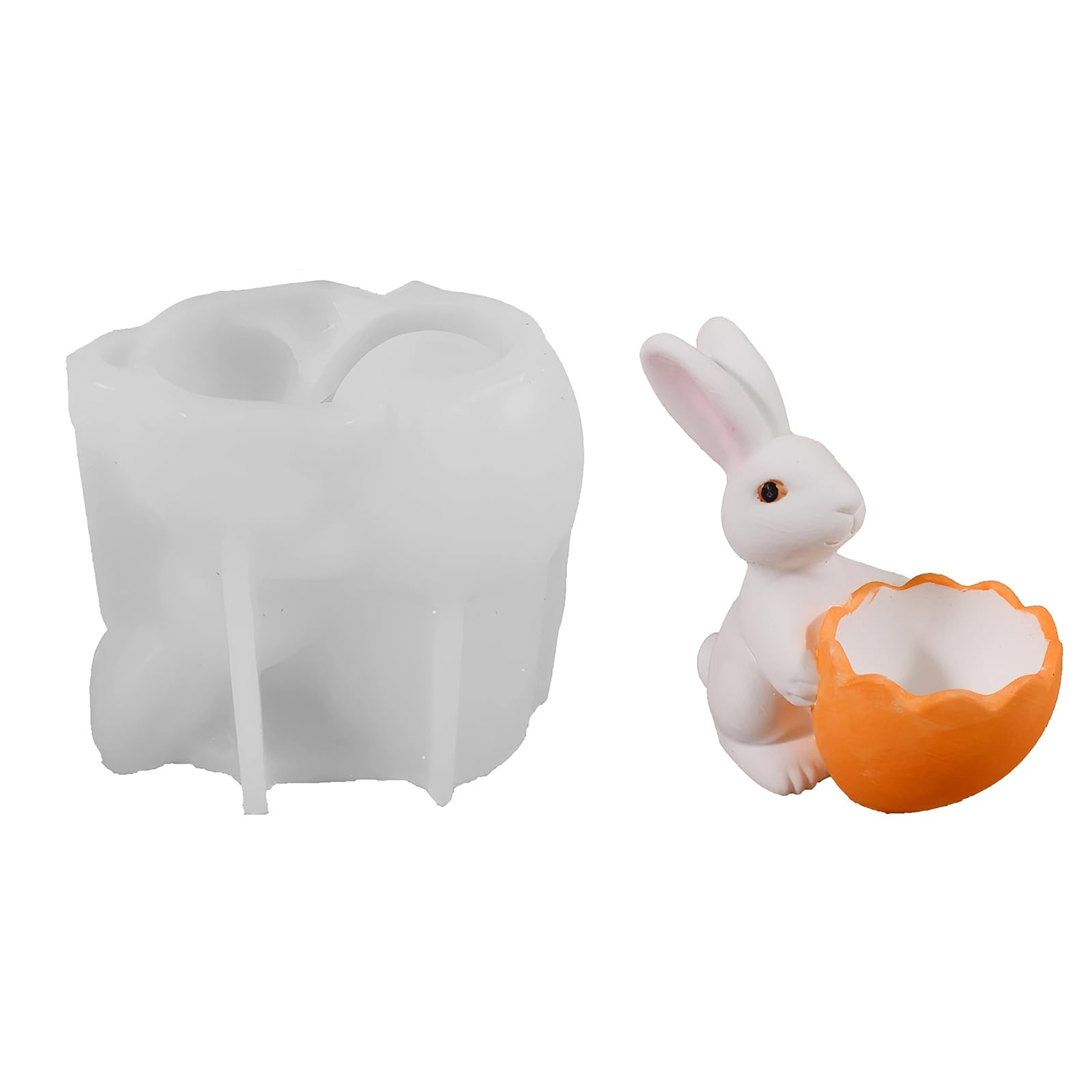 CAZSTYK Easters Spring Themed Silicone for Making Eggs Shell Rabbits Safe Sturdy and Fun Nonstick Silicone