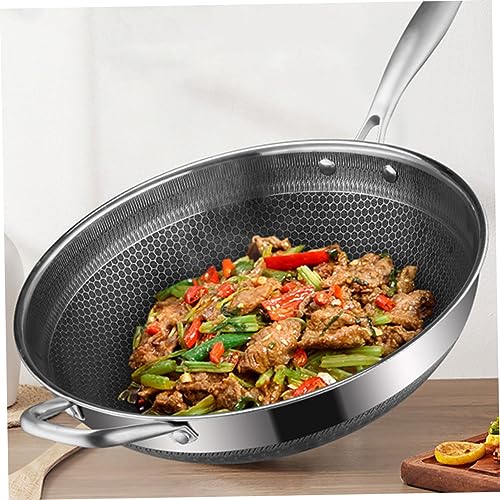 Wok de Acero Inoxidable KICHOUSE con Revestimiento Antiadherente miniatura 7