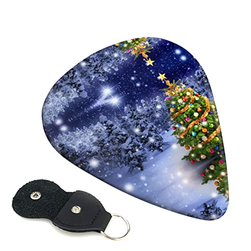 Christmas Tree Lot de 6 médiators pour guitare acoustique, guitare électrique, basse, ukulélé – fins, moyens et épais. - Les Beatles, Paul McCartney, John Lennon, RIngo Starr, George Harrison Christmas Tree Lot de 6 médiators pour guitare acoustique, guitare électrique, basse, ukulélé – fins, moyens et épais.