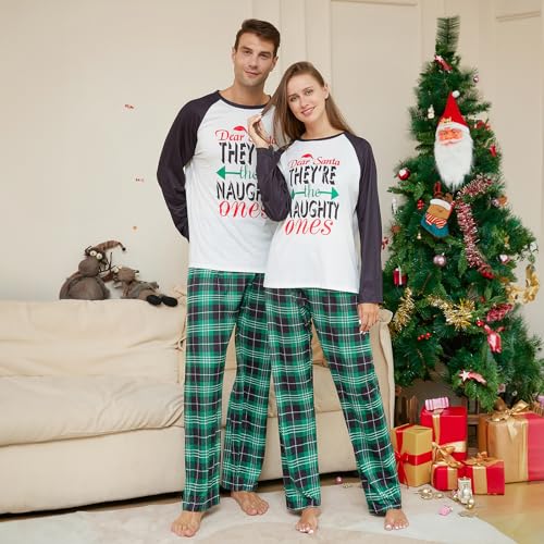 Christmas Pajamas for Family Matching Family Christmas Pajamas Matching Sets Holiday Xmas Pjs SleepwearSD-305-MEN-XXL2
