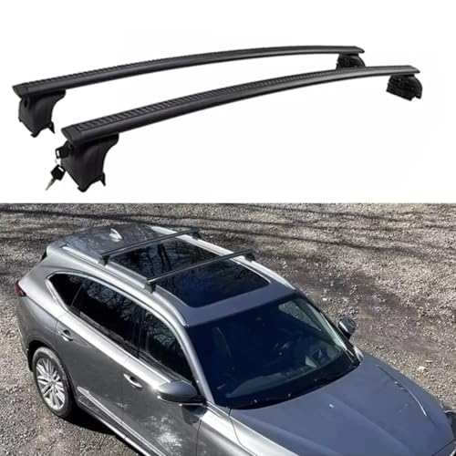 2pcs Cross Bars Crossbar Roof Rail Rack for Acura MDX 2022-2025 Cargo Carrier