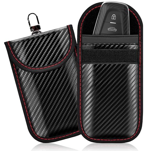 Punwocy Faraday Pouch for Key Fob (2 Pack), RFID Signal Blocking Faraday Bag, Anti-Theft Key Fob...