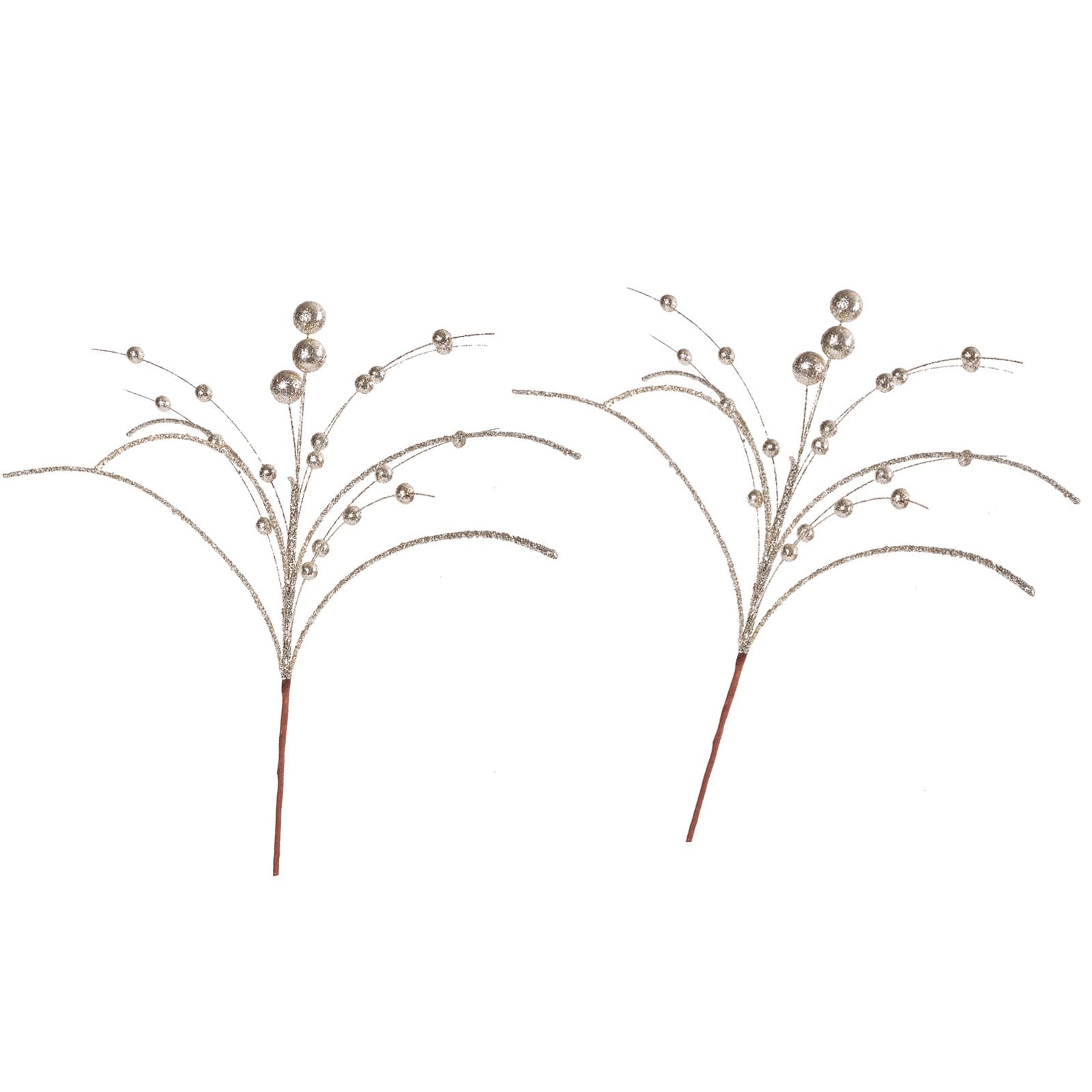 Tsophreniq 2Pcs 52cm Artificial Holly Berries Branch for Christmas Party Centerpieces Home Decoration Christmas Holly Berries Stems Picks