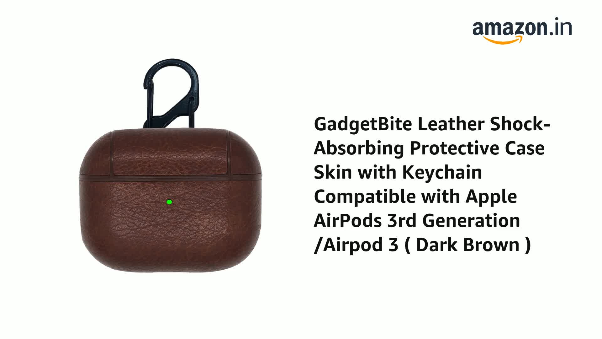 GadgetBite Leather Shock-Absorbing Protective Case Skin with