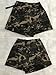 Famnbro Womens Camouflage Shorts, Camo Short Skirt, Army Fatigue Irregular Hem Cargo Skort Skirt