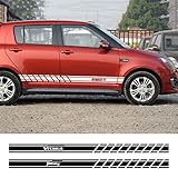 adhesivos suzuki vitara ❗ 【Personalización profesional】 ♐ Son calcas de faldón laterales personalizadas para estos vehículos. Los apliques de los faldones laterales se inspiran en el coche original. El tamaño es muy adecuado para la curvatura de estos modelos. Hará que su automóvil tenga el estilo de las carreras deportivas, y la apariencia será más fresca y distintiva, para que los demás siempre presten atención a su automóvil.