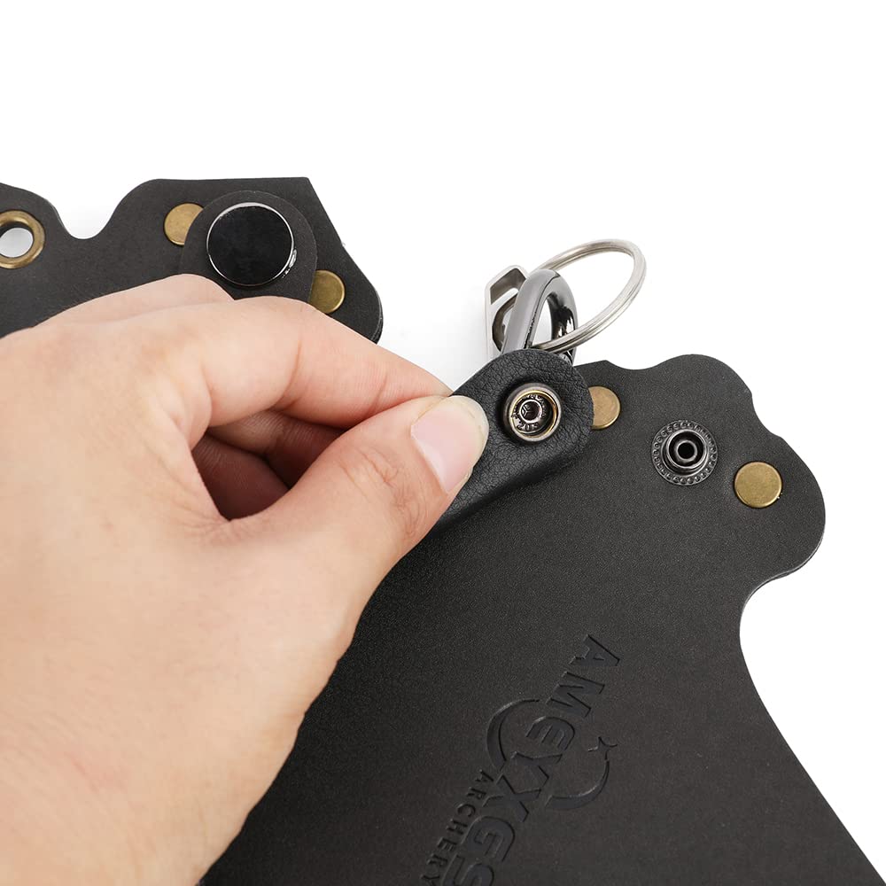 Faretra Per Tiro Con Arco SHARROW - Regolabile LH/RH, Pelle PU, Per Arco Ricurvo - Foto 7