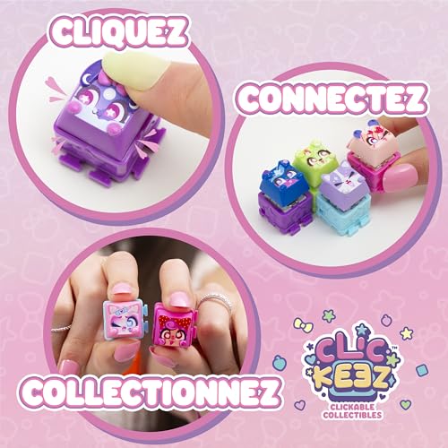 Goliath CLICKEEZ Controller 5 Touches Kawaii Cliquables+ 1 Manette + Guide Collection Jouet Fidget ASMR Customisable – Keycaps à Clipser 70 Personnages à Collectionner – Idée Cadeau dès - vue 8