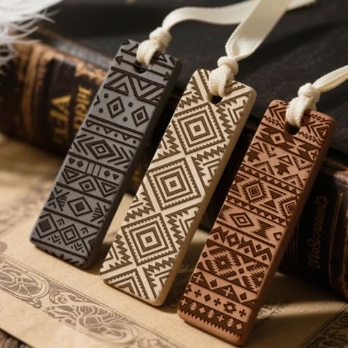 Image of 16 Pcs Fabric Textures Pattern Polymer Clay Texture Sheet Tribal Patterns Rubber Clay Texture Mat for Polymer Making Earrings Jewelry DIY Crafts 4 x 2.5 Inch