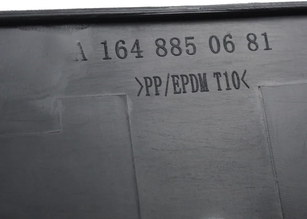 A1648850681 Front Bumper Car License Plate Mounting Bracket Holder for Mercedes-Benz W164 ML280 ML300 ML320 ML350 2005-2012