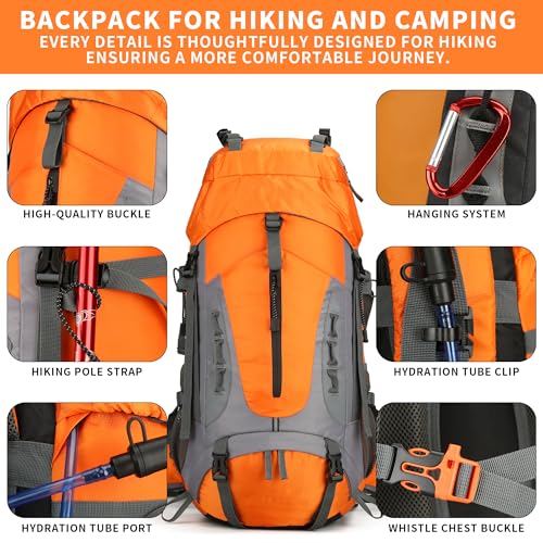 W WINTMING 60L Hiking Backpack