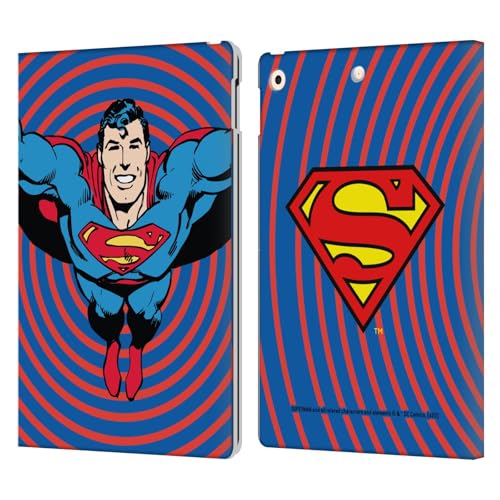 Étui portefeuille Superman en cuir pour iPad 10.2 protection intégrale DC Comics