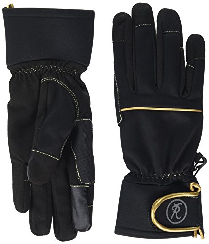 Riders Trend Amara Winter Softshell Pferd/Softshell Thinsulate gefüttert Equestrian Reithandschuhe, schwarz, klein Cover