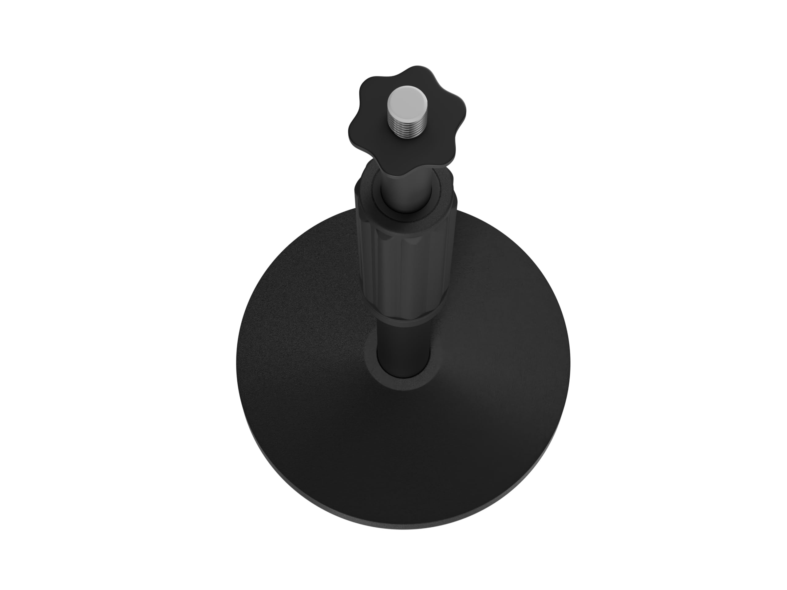 Genesis Thulium - Supporto per microfono da tavolo 350D, altezza regolabile 20-32 cm, base antiscivolo, filettatura da 3/8" + adattatore da 5/8", stabile supporto da scrivania per streaming, podcast