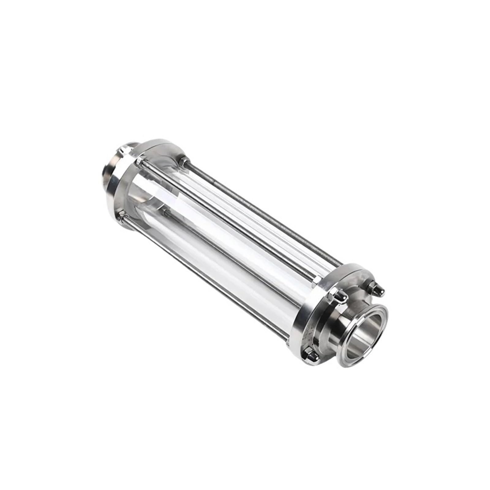 Durchfluss-Schauglas Dioptrie 1,5" (38 mm) Außendurchmesser 50,5 mm Höhe 560 mm Schauglas Edelstahl 304