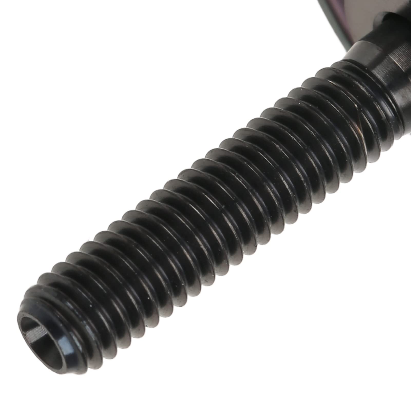 Pilipane Titanium Alloy Bicycle Headset Top Cap Bike Stem 28.6mm Steerer Fork Tube Headset Cap Cover Black for Road Bike Universal Handle Cap