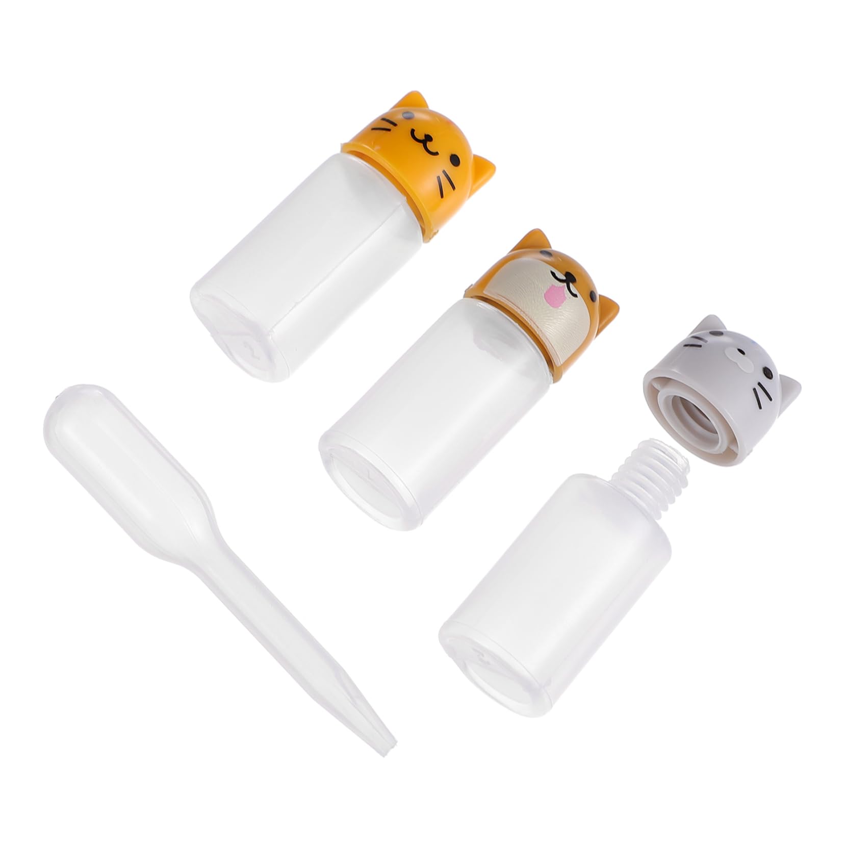 LABRIMP1 Set Sauce Bottling Honey Squeeze Bottle Condiment Bottles Condiment Squirt Bottles Condiment Dispenser Bottles Pancake Dispenser Honey Container Tiny Containers Plastic re-usable