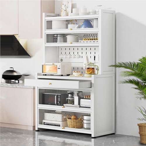 Librerias Blancas con Puertas y Cajones Marca Genérico