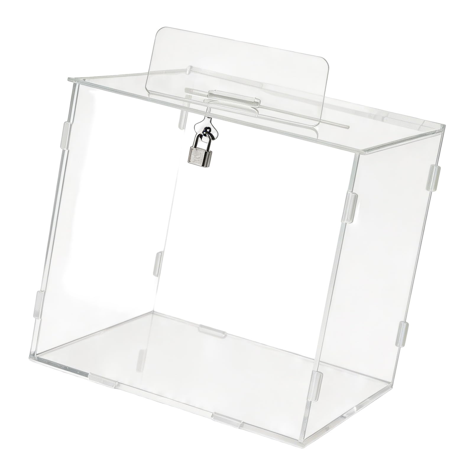 Tsophreniq Card Case with Clear Acrylic Card Collection Box for Wedding Receptions Baby Showers Festival Celebration Clear Acrylic Box