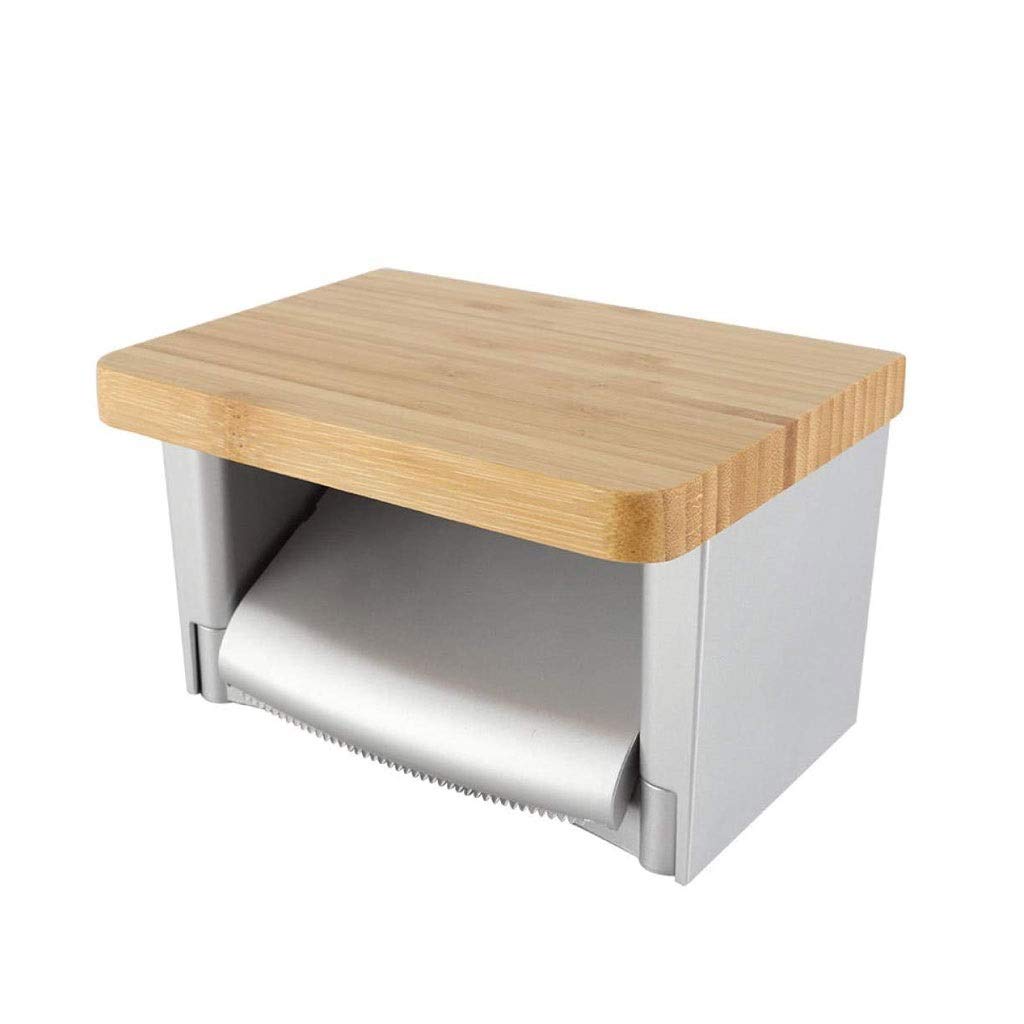 SAeWare Soporte para papel higiénico, soporte para rollo de toallas de baño, soporte para perforación, colgador de toallas para cocina