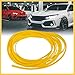 REPAIROCK Car Interior Trim Strip Line Door Edge Seal Protector Yellow 5m 16.4ft Auto Replacement Parts