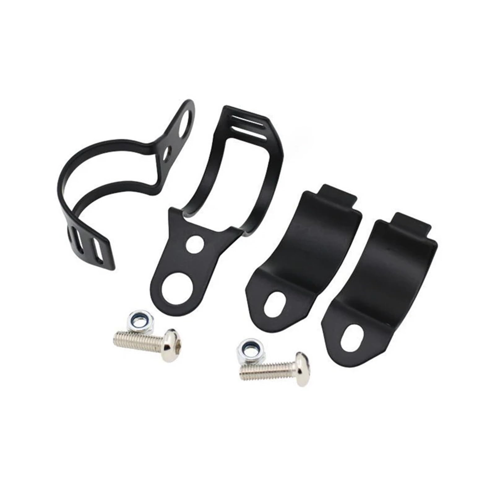 Fdyxumw Black Bracket Light Universal Motorcycle Turn Signal Light Holder Metal Relocation Fork Clamps Mount Lamp Mount Bracket For Front(Black)