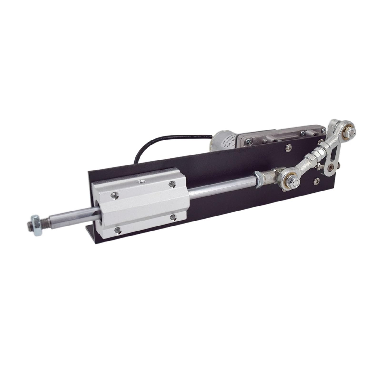 Teleskopowy siłownik wahacza ze złączem końcowym i adapterem regulacji prędkości 20-80mm regulowana tłokowa maszyna liniowa, Ciężki obowiązek(24V80mm45rpm)