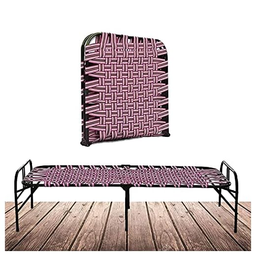 South Whales Heavy Duty Single Folding Metal Bed