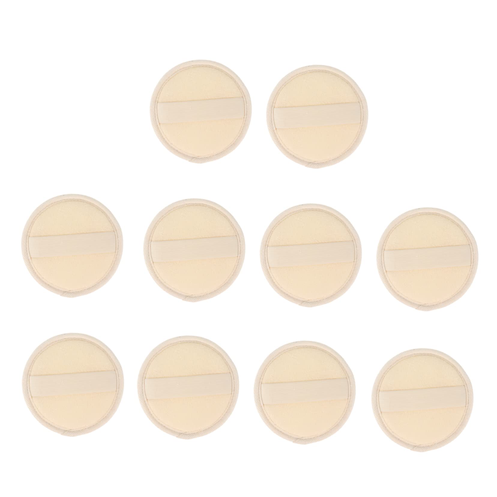 Mikinona 10piezas Toallas De Baño Exfoliantes De Lufa Redondas Discos De Lufa Para Exfoliar El Cuerpo Espalda Cepillo De Baño Para Limpieza Profunda Ducha