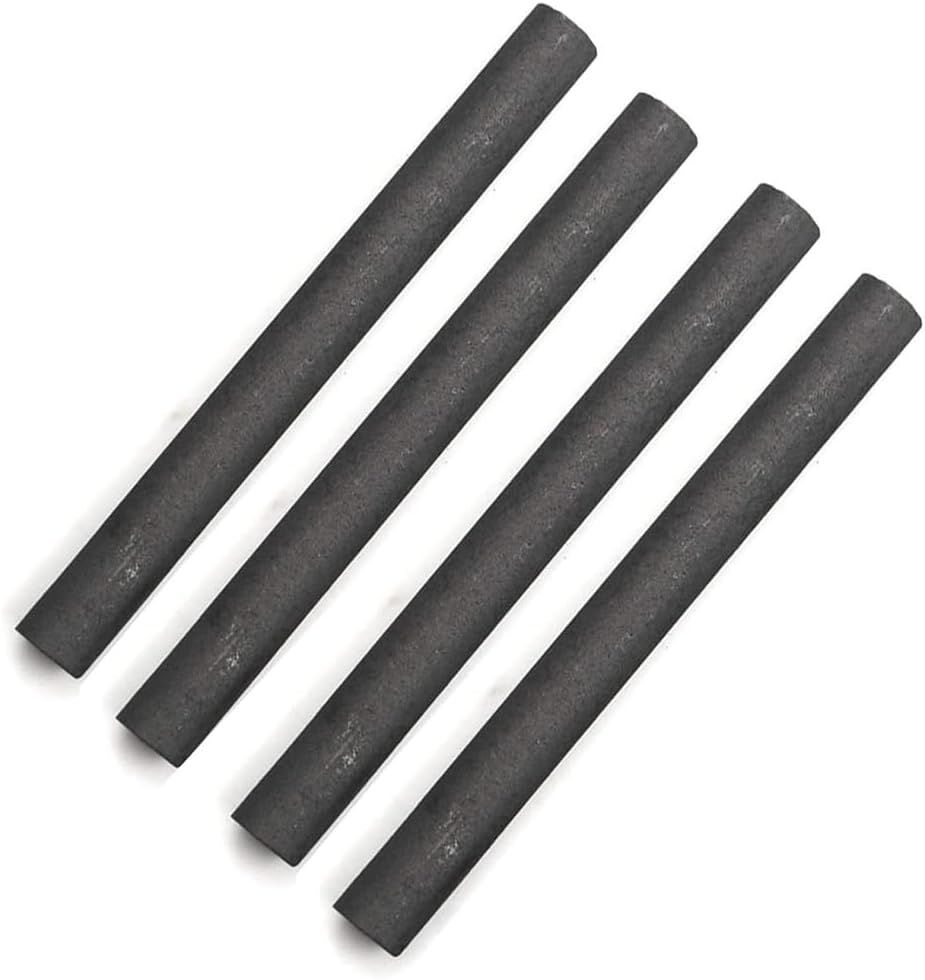 4 Pieces High Purity Graphite Rods Length 100Mm Carbon Stick Suitable for EDM Machining Electrodes Applications(Diameter 12mm)
