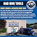 Bad Dog Tools 4.5” Endless Handi Disc Deux (HDII) Diamond Wheel for Grinding, Sanding, and Cutting. Use on Iron, Steel, Brass, Tile, Stone, Brick, & Plastic. Use with 4.5” Angle Grinders.