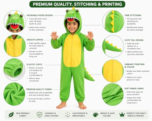 Image of udra Fancy Dress Animal costumes for kids animal dress for boys & girls fancy dress competition school events function for age group 3 to 8 yrs
