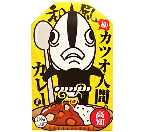 カツオ人間カレー 和風 レトルトパウチ 1人前200g入り