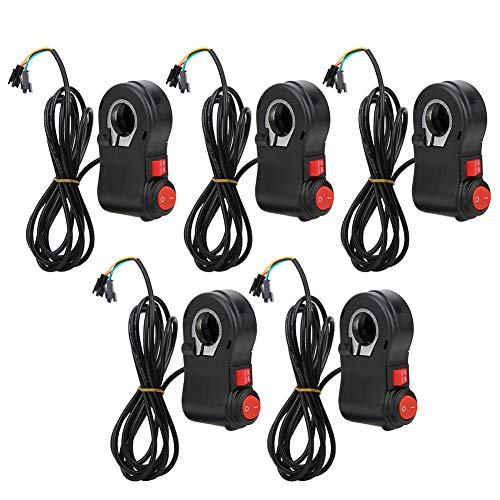 Electric Handlebar Switch, Black 5PCS Handlebar Switch, for Cyclists Car Shops Electric Accessory