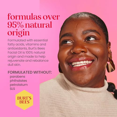 Burt'S Bees I0083891 Stocking Stuffers, Gua Sha Face Oil With Rosehip Seed Extract, Reduces Appearance Of Fine Lines And Wrinkles, Use With Ice Roller & Facial Tools thumb #4