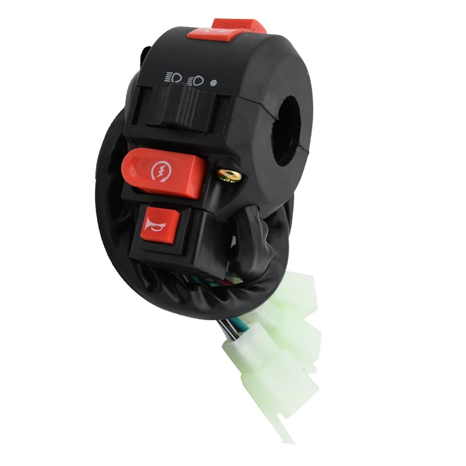 Controllo Manubrio Interruttore Moto Da 22mm Per Scooter ATV Universale Pulsante Luce Arresto Avviamento Indicatore Di Direzione Tromba Manubrio Kill Interruttore