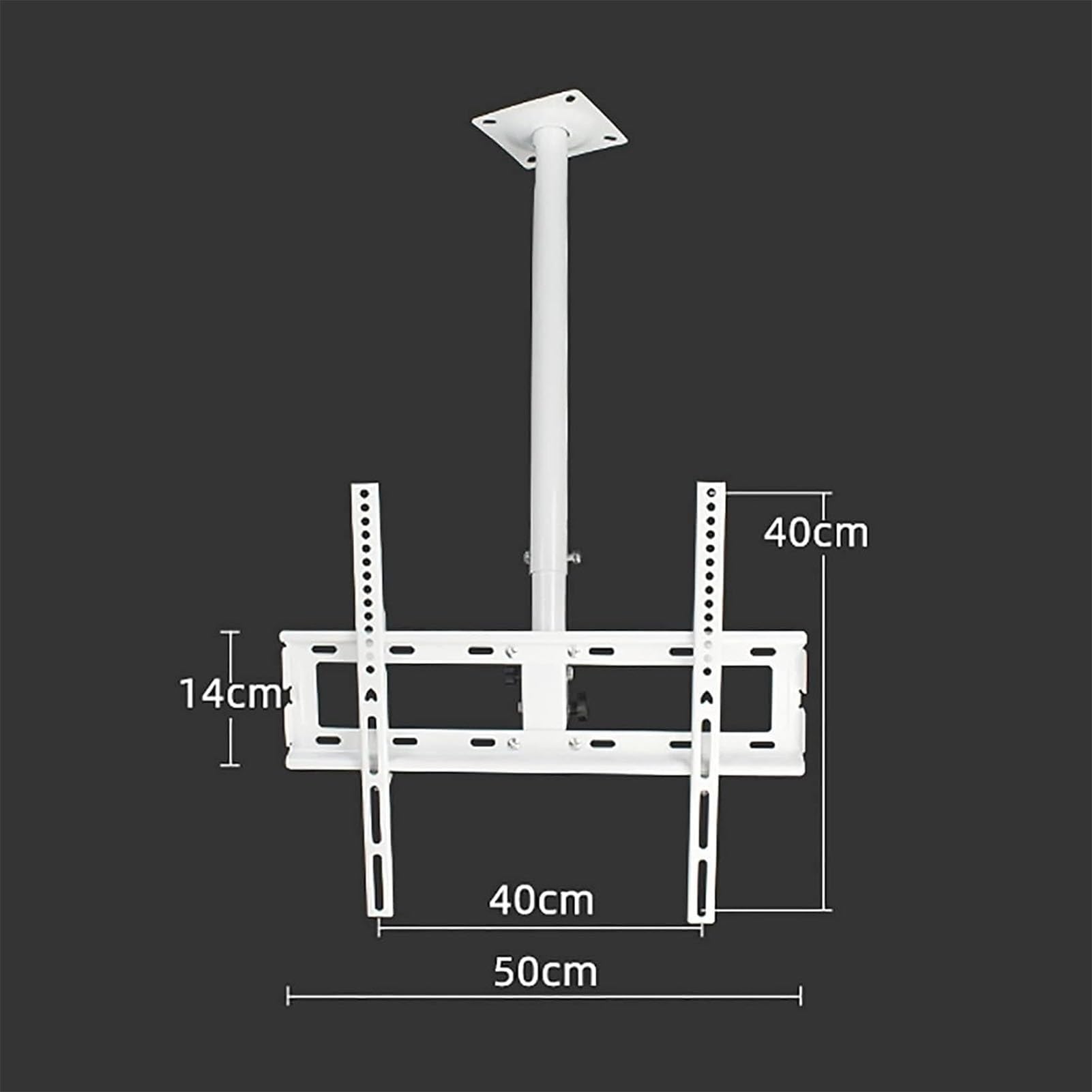 Supporto TV da Soffitto Girevole Telescopico, Supporto TV LCD da Soffitto, Supporto TV da Soffitto Girevole E Regolabile in Altezza E Inclinazione, per TV da 32 A 55 Pollici(1M)