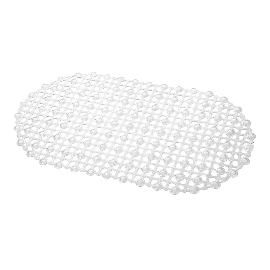 DeoDap Anti-Skid Soft Pebble Design PVC Shower Bath Floor Mat with Suction Cup, Shower Mat, Bathroom Floor Mat for Toilet, Kitchen, Bathroom Shower