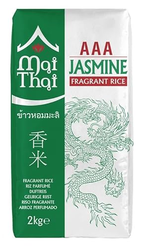 Mai Thai AAA Jasmine Rice 2 Kg (Pack of 6)