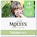 Moltex Pure & Nature Couches écologiques Taille 4 (9-15 kg) - 200 couches