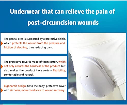Breathable Boxer Shorts for Boys After Circumcision, Circumcision Underwear, Post Circumcision Underwear, Surgery Recovery(GRAY,M-Medium)3