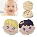 CozyCabin Baby Tooth Box, Baby Teeth Saver Box Wood Keepsake Organizer Deciduous Souvenir Box Baby Teeth Box (English, Prince)