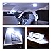 LEDKINGDOMUS 578 212-2 Led Bulb 44mm 8000K Cool White Festoon Bulb 10-SMD 5050 LED Interior Map Dome Lights 211-2 579 214-2 569 6411 Led Bulb, Pack of 20